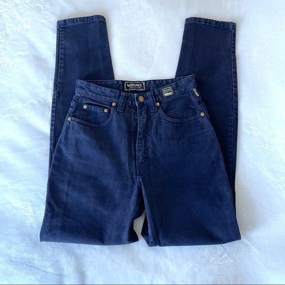 Versace vintage high waist jeans sz 26 - Picture 3 of 10